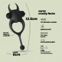 DAEMON ANEL PARA O PÉNIS COM VIBRAÇÃO PRETO CRUSHIOUS