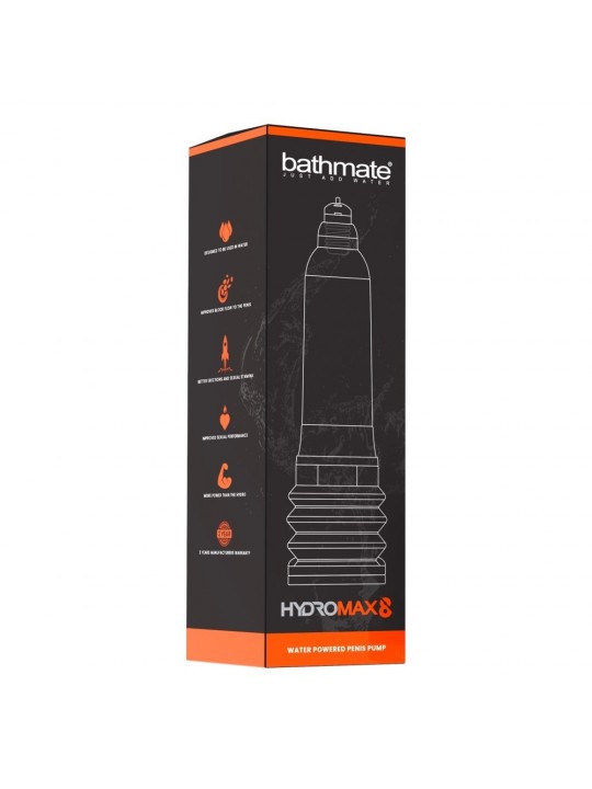 BOMBA PARA PÉNIS HYDROMAX 8 - BATHMATE TRANSPARENTE