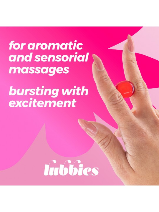 LUBBIES BOLINHAS DE ÓLEO BEIJÁVEIS MORANGO CRUSHIOUS