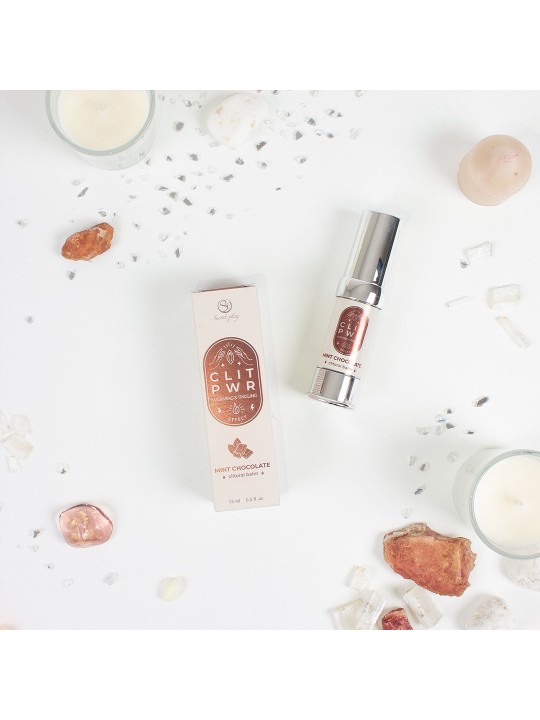 CLIT PWR - BÁLSAMO PARA CLÍTORIS COM MENTA E CHOCOLATE 15ML SECRET PLAY