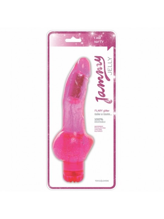 VIBRADOR JAMMY JELLY FLARY GLITTER