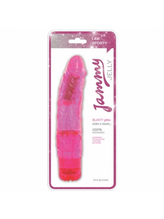 VIBRADOR JAMMY JELLY BLASTY GLITTER