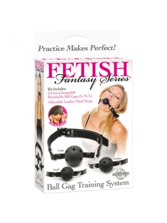 MORDAÇA DE TREINO BALL GAG TRAINING SYSTEM FETISH FANTASY SERIES