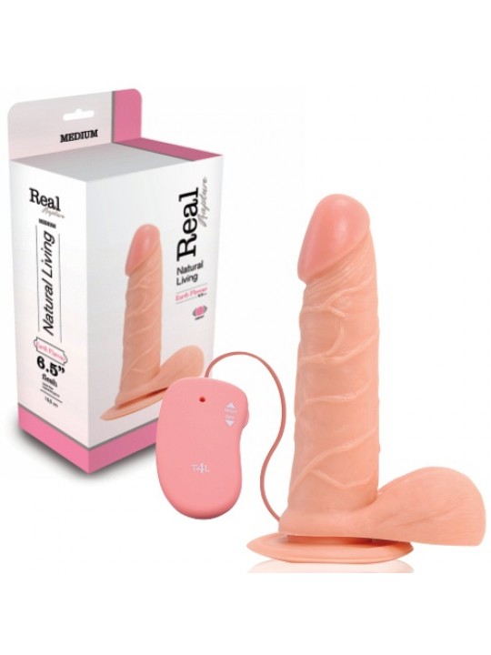 VIBRADOR REALÍSTICO REAL RAPTURE EARTH FLAVOUR 6.5'' BRANCO