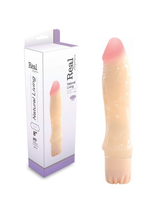 VIBRADOR JELLY REAL RAPTURE SWELL 8''