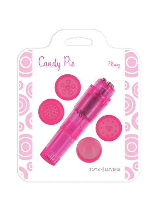 VIBRADOR CANDY PIE PLEASY ROSA