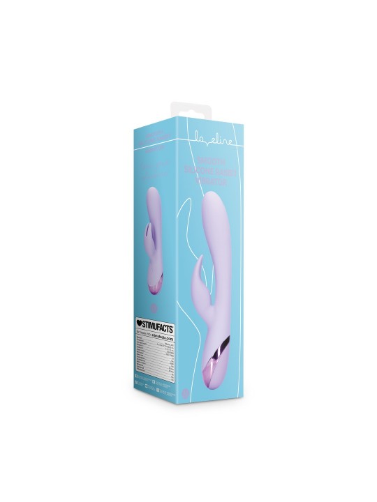 VIBRADOR SMOOTH SILICONE RABBIT DIGITAL LAVENDER LOVELINE