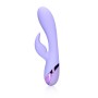 VIBRADOR SMOOTH SILICONE RABBIT DIGITAL LAVENDER LOVELINE