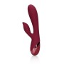 VIBRADOR SMOOTH SILICONE RABBIT DARK CHERRY LOVELINE