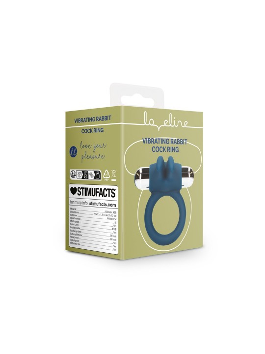 ANEL PARA O PÉNIS COM VIBRAÇÃO RABBIT BALTIC BLUE LOVELINE