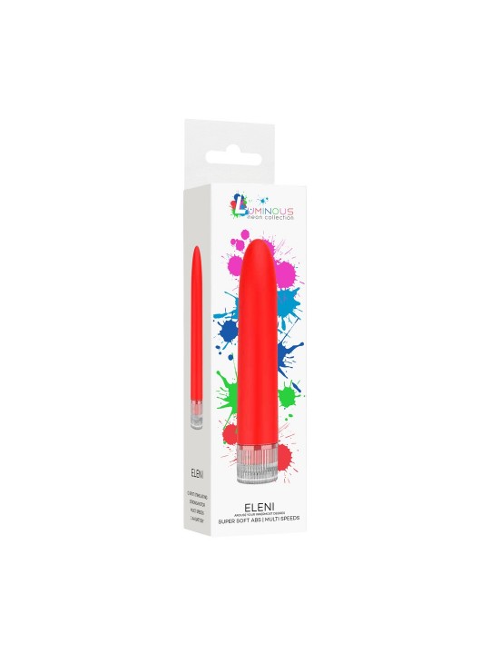 VIBRADOR ELENI LUMINOUS NEON COLLECTION VERMELHO