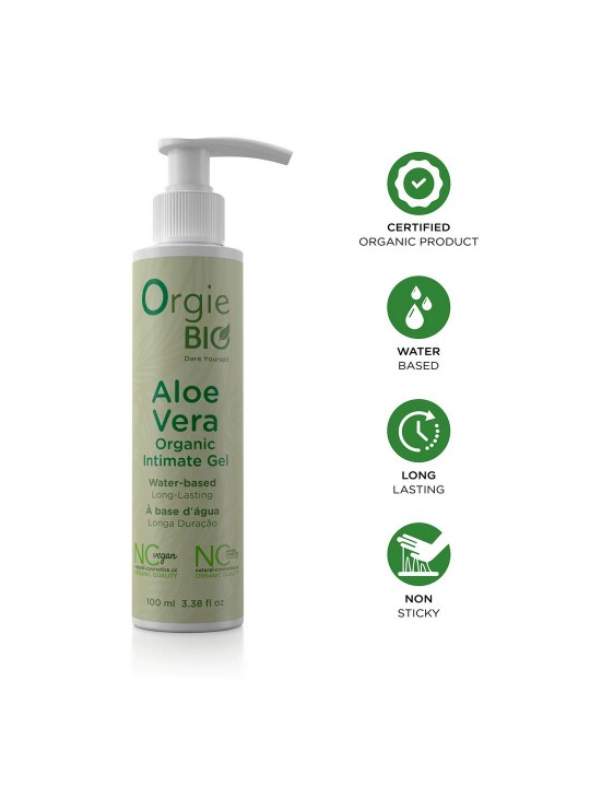 GEL LUBRIFICANTE BIO ALOE VERA 3 FL OZ 100ML ORGIE