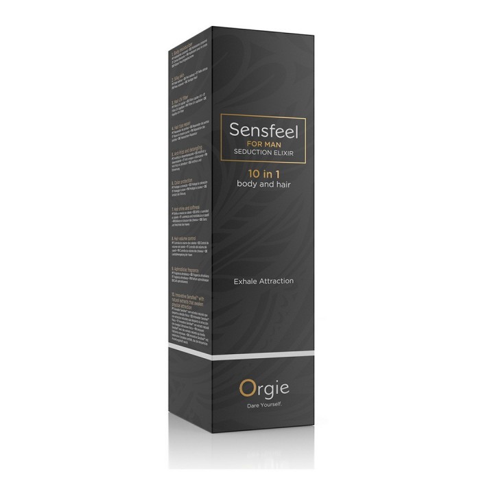 LOÇÃO PARA CORPO E CABELO COM FEROMONAS SENSFEEL FOR MEN 3.38 FL OZ 100ML ORGIE