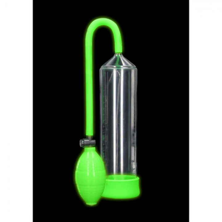BOMBA PARA O PÉNIS FLUORESCENTE CLASSIC PUMP GLOW IN THE DARK OUCH!